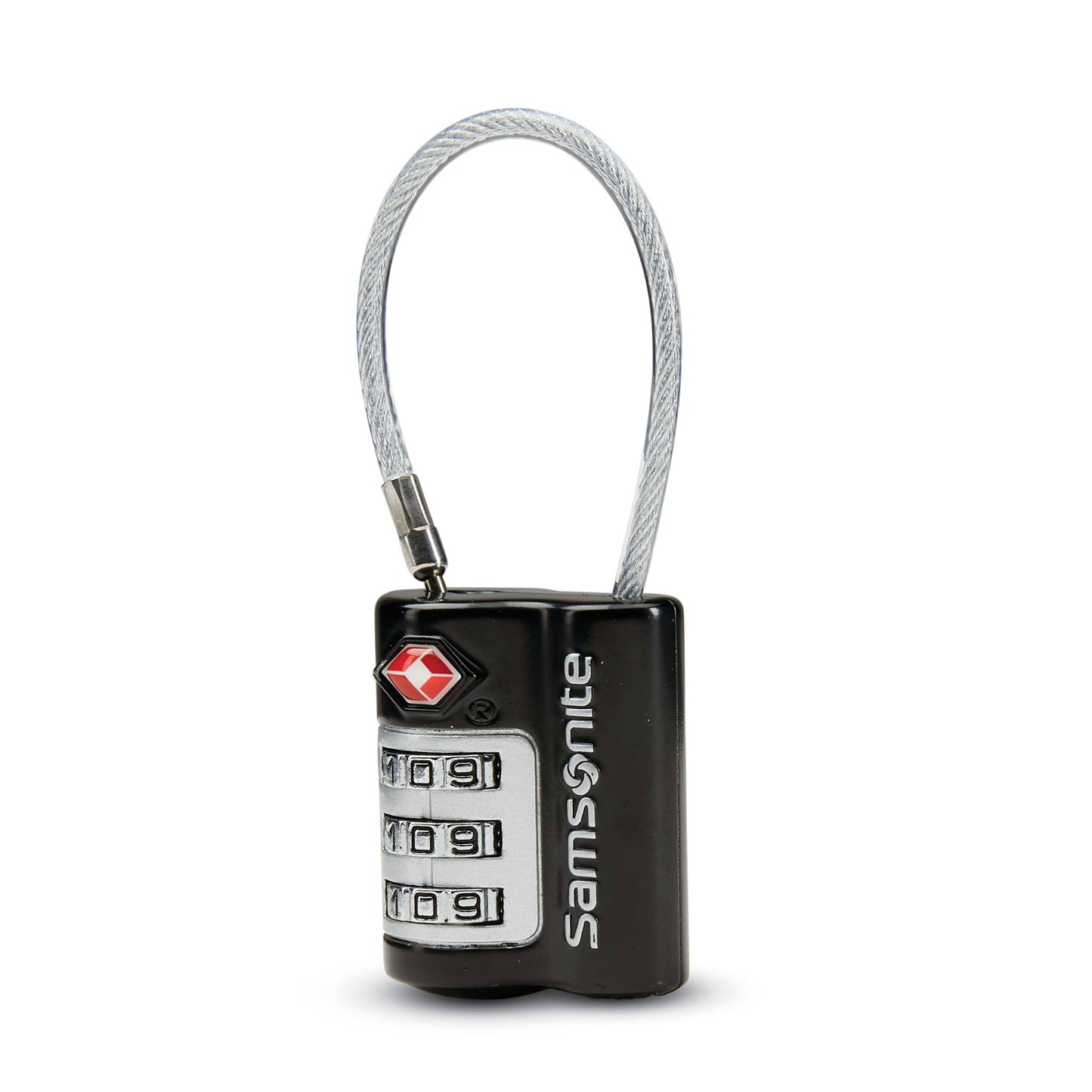 Samsonite 3 Dial Travel Sentry Combination Cable Lock