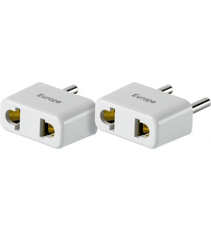 Go Travel Europe Twin Non-Ground Adapter