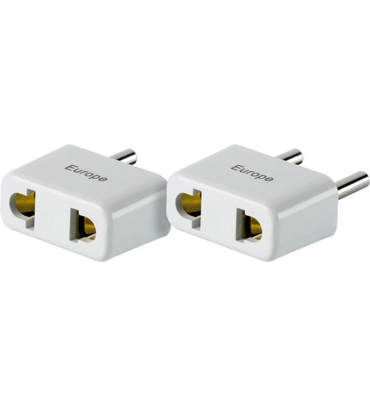 Go Travel Europe Twin Non-Ground Adapter