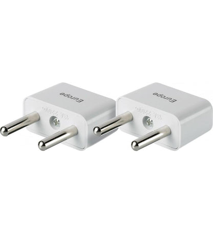 Go Travel Europe Twin Non-Ground Adapter