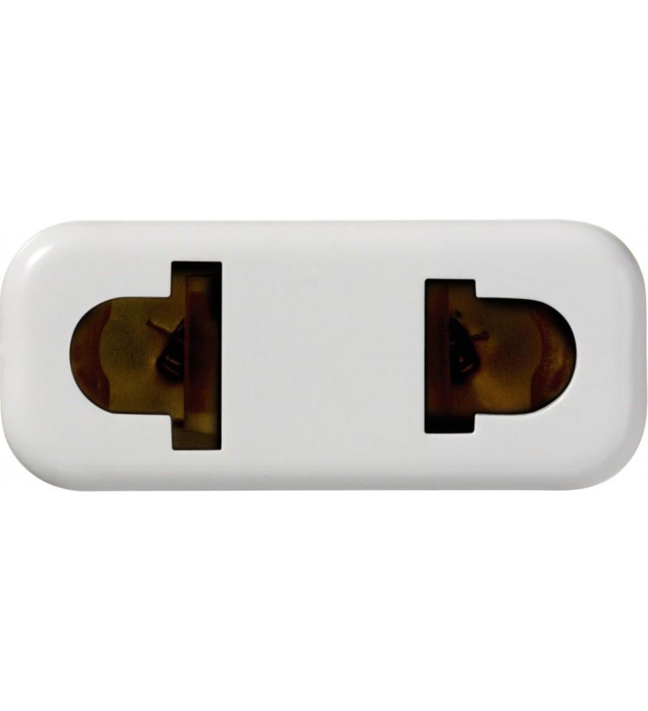 Go Travel Europe Twin Non-Ground Adapter