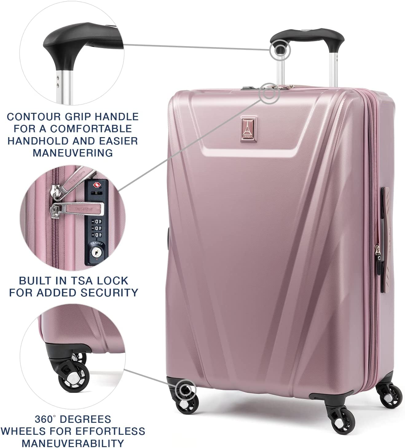 Travelpro Maxlite 5 Hardside Luggage (MEDIUM)