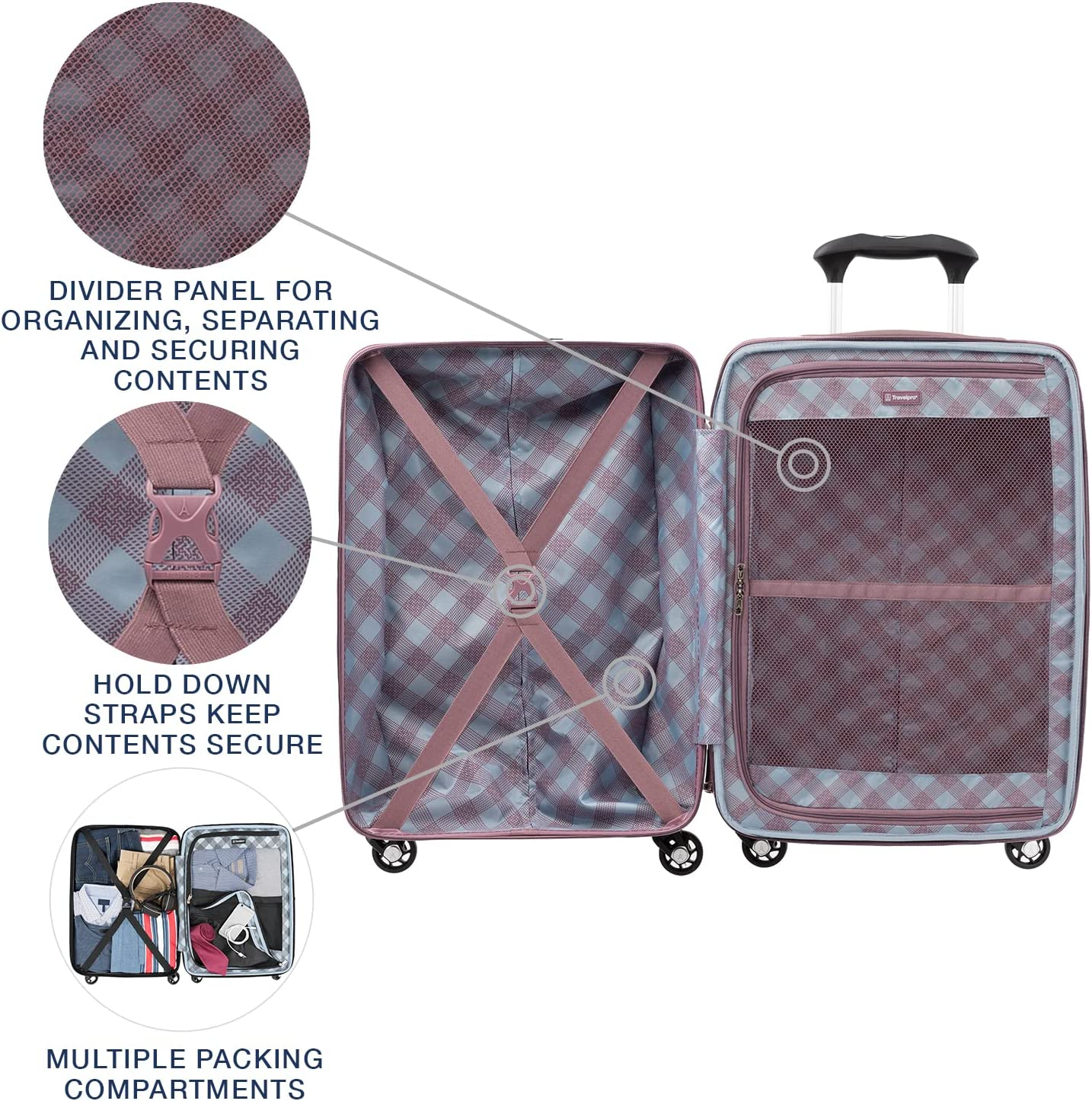Travelpro Maxlite 5 Hardside Luggage (MEDIUM)
