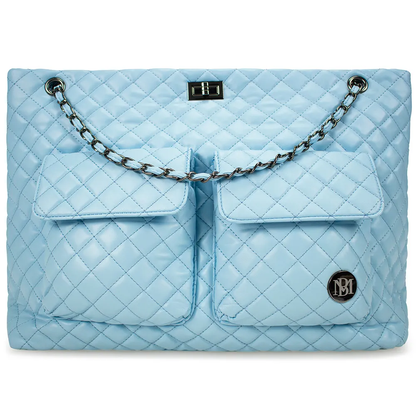 Badgley Mischka Diana Vegan Leather Tote Weekender Bag