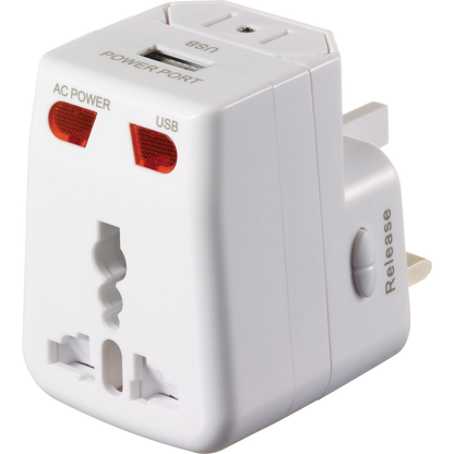 GO Travel Worldwide Adapter + USB
